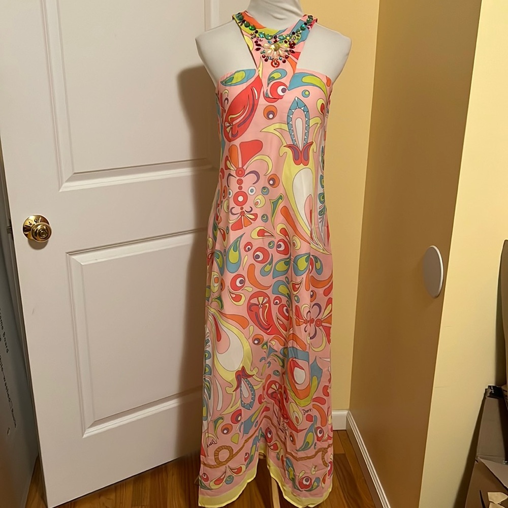 Dorit handkerchief embellished dress